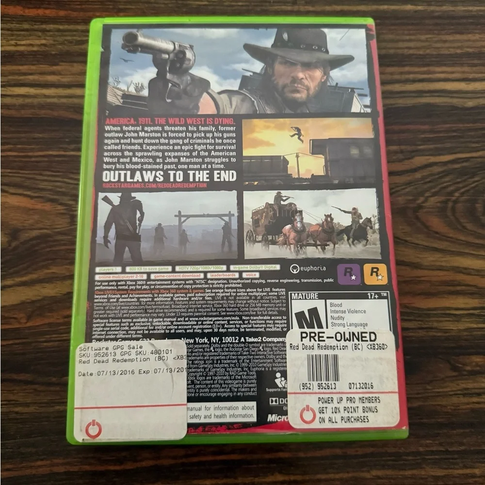 Microsoft Xbox 360 Green Video Game Case
